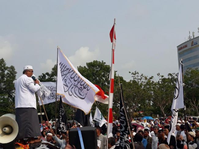 Aksi Bela Ulama di Batam: Massa Minta Polri Usut Penyebar Video UAS