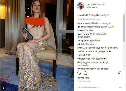 Begini Gaun Cinta Laura yang Bikin Heboh