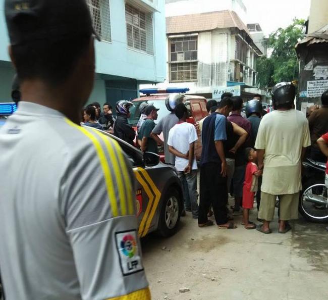 Sesosok Mayat Laki-laki Ditemukan di Pasar Angkasa