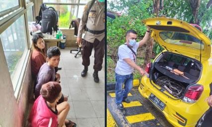 Polisi Tangkap Maling Kabel di Pabrik Bekas Kebakaran