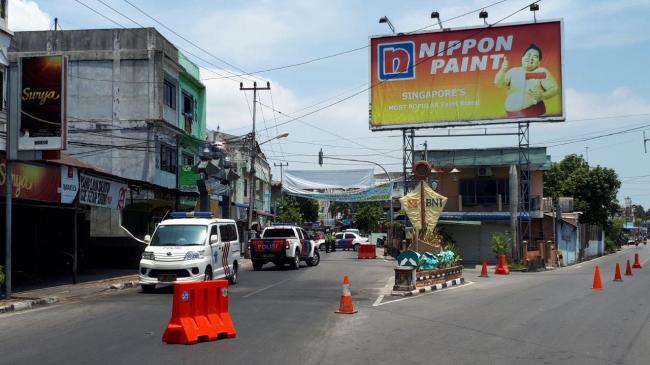 Polisi Tutup Jalan Protokol dan Coastal Area di Karimun