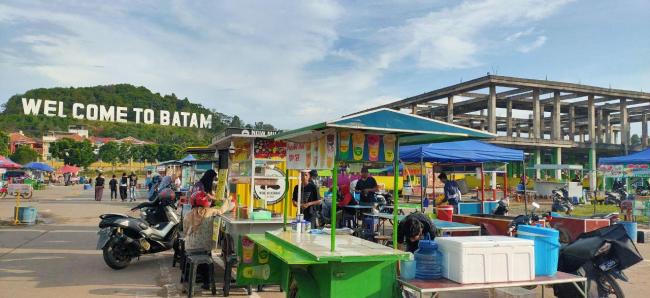 Pedagang Kuliner di WTB Bersyukur Lokasi Buka Kembali