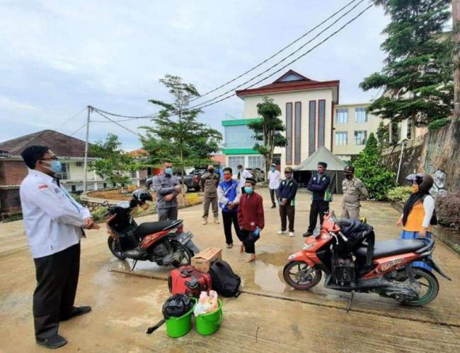 Sembuh Corona, 34 Santri Ponpes di Bintan Dipulangkan ke Rumah Masing-masing