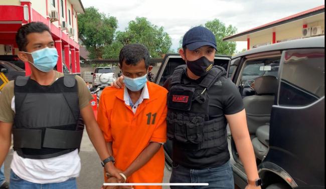 Setahun Buron, Pencabul Anak Tiri di Karimun Ditangkap di Riau