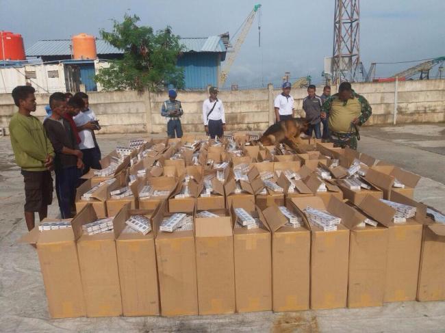  Antisipasi Rokok FTZ Diselundupkan, BP Bintan Pasang Tapal Batas Kawasan
