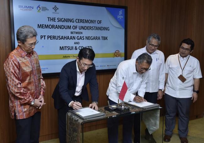 PGN - MITSUI Kerjasama TIK untuk Pengembangan Bisnis dan Infrastruktur Gas Bumi