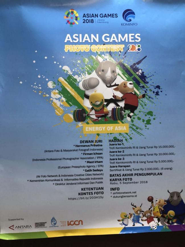 Yuk Dukung Asian Games 2018 Lewat Kontes Foto