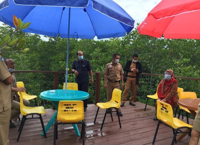 Laboratorium Perhotelan SMKN 1 Binut Serasa Nginap Sungguhan di Wisata Mangrove