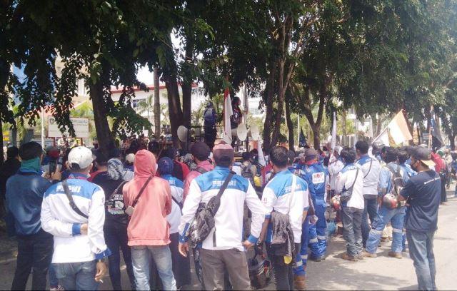 FSPMI Batam Tak Lelah Suarakan Tolak Omnibus Law