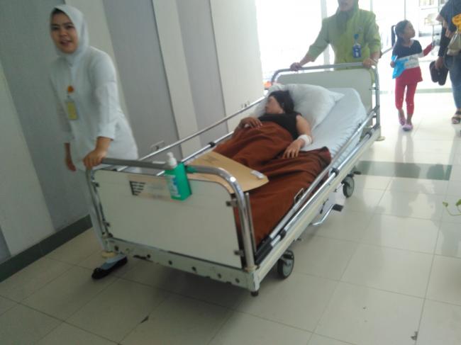 Korban Jambret Simpang Kodim Jalani Operasi Saraf Tangan