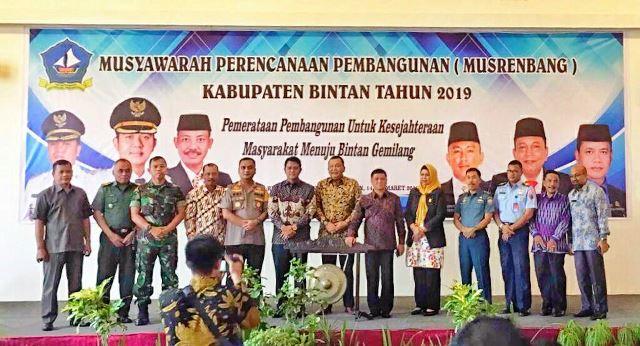 Tiga Pokok Persoalan Jadi Prioritas Pembangunan di Bintan