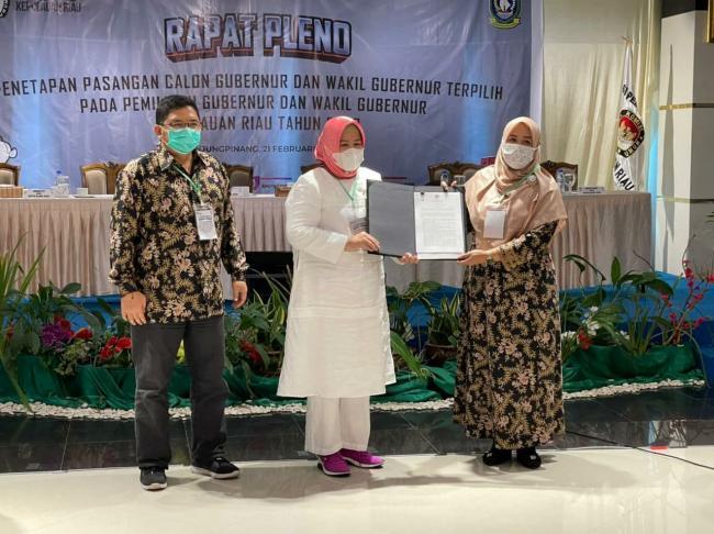 KPU Appoints Ansar-Marlin as Selected Governor and Deputy Governor of Riau Islands