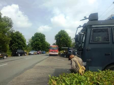 Mobil Damkar dan Water Canon Disiagakan Jelang Pelantikan Anggota DPRD Tanjungpinang