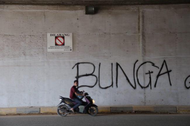  Vandalisme Bermunculan di Terowongan Pelita