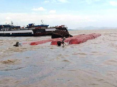 Kapal Isap PT Timah Tenggelam di Perairan Kundur Karimun