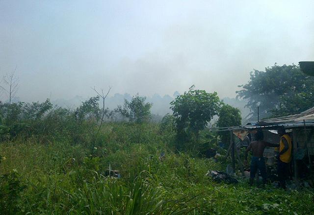 Kebakaran Lahan di Tanjunguma, Warga Khawatir Merembet ke Pemukiman