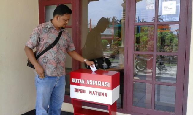 Warga Natuna Tertawakan DPRD Natuna Sediakan Kotak Infak Aspirasi