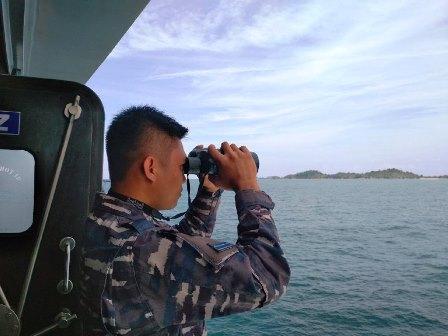 Kerahkan KRI, TNI AL Tutup Aktivitas Tambang Pasir Pulau Buluh Patah Karimun