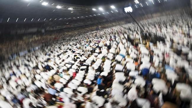 Heboh Foto Saf Salat Campur di Kampanye Prabowo, Ini Kata GNPF-U