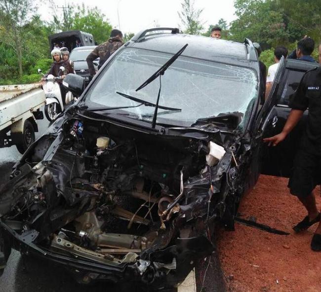 Mobil Ketua Komisi I DPRD Bintan Tabrakan dengan Protokol Pemkab, Seorang Pegawai Tewas