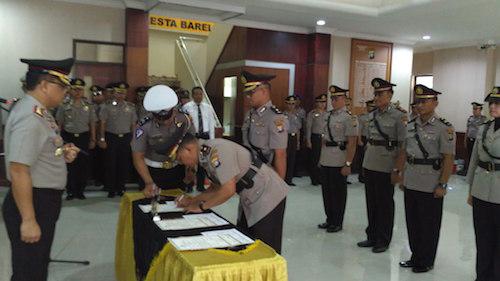 Kapolresta Barelang Lantik 3 Kapolsek 
