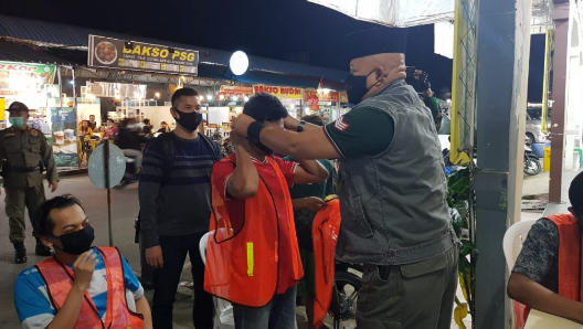 Semenit Razia, Pjs Wako Syamsul Bahrum Dapati 3 Orang Tak Bermasker