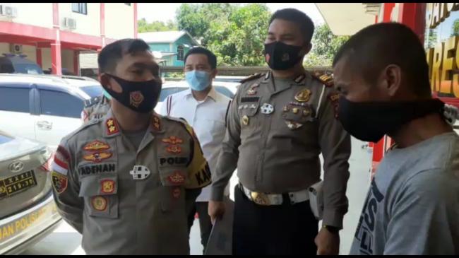Garang saat Emosi, Pria Karimun Ternyata Hancurkan Motor Pinjaman