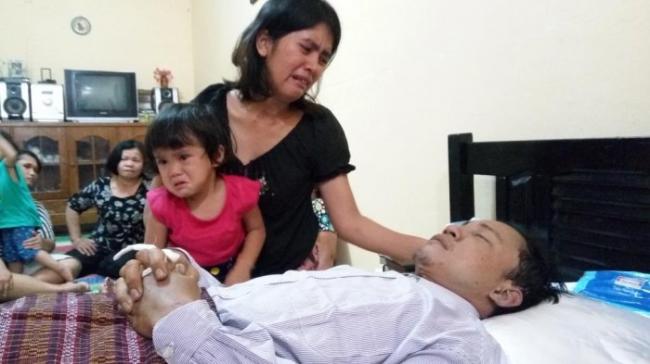 Tangis Haru Istri dan Anak Korban Begal yang Menyayat Hati