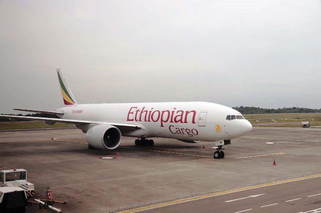 Pesawat Kargo Ethiopian Airlines Tinggalkan Batam