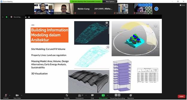 UIB Gelar Webinar Building Information Modeling for Architecture