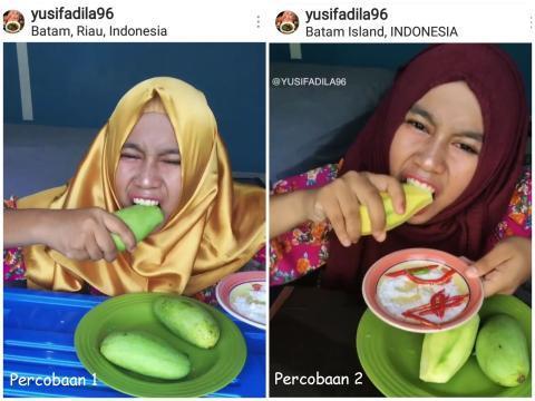 Usai Bertemu Jokowi di Istana Negara, Gadis Batam Mukbang Mangga Justru Kesal