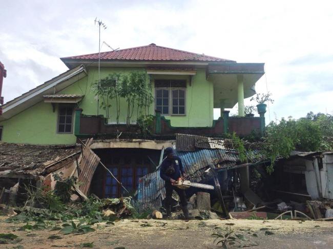 Sebanyak 38 Rumah di Tiban Koperasi Diterjang Banjir, Satu Rumah Amblas
