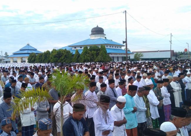 Jemaah Syatariah di Tanah Datar Tunaikan Salat Idul Adha Hari Ini