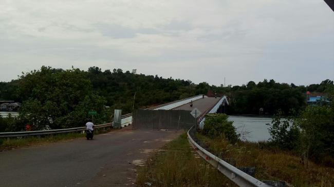 Belum Ada Tanda-tanda Jembatan II Dompak Akan Diperbaiki