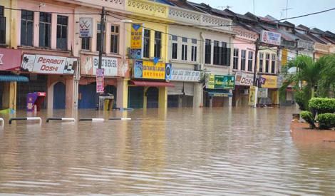 Johor Diterjang Banjir, 9 Ribu Warga Diungsikan