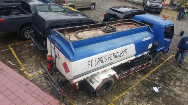 Truk Transporter BBM Diamankan Polres Tanjungpinang