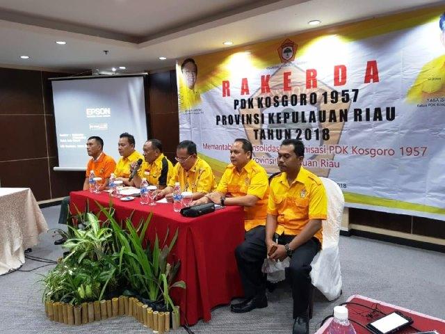 Rakerda Kosgoro Ciptakan Rencana Besar 2019 untuk Kepri