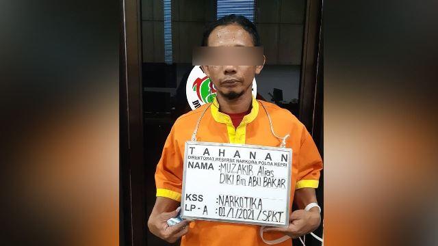 Digeledah Anggota Polda Kepri, Pria Asal Aceh Sembunyikan Sabu di Dapur