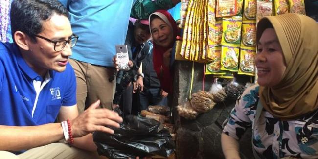 Soal Isu Harga Sembako, Sandiaga: Yang Cerita Bukan Kami, Tapi Ibu-ibu