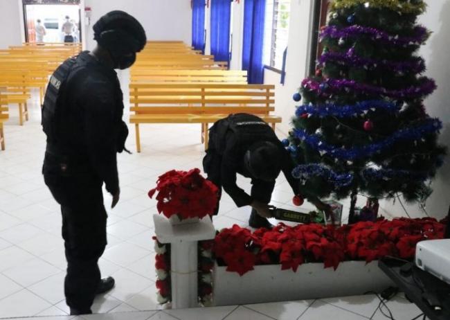 Polres Sterilkan Gereja di Lingga Antisipasi Tindak Kejahatan saat Natal