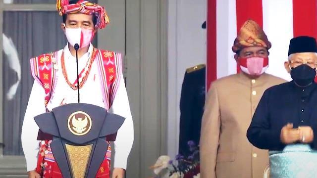 HUT ke-75 RI, Jokowi Pakai Baju Adat Timor Tengah Selatan