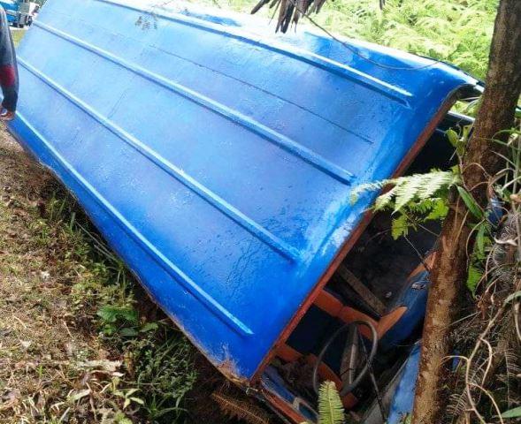 Hilang Kendali, Bimbar Nyungsep di Turunan Bukit Daeng Batam