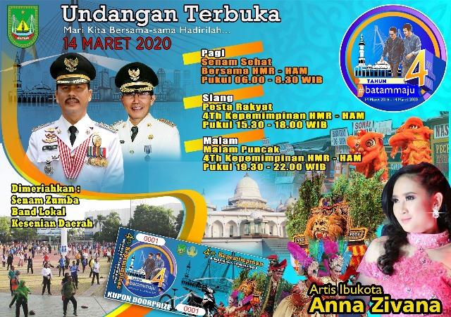 Syukuran 4 Tahun Rudi-Amsakar Tuai Kritik Tajam Warga Batam 