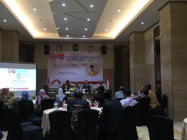 Anggota DPD Terpilih se-Sumatera Silaturahmi di Batam 