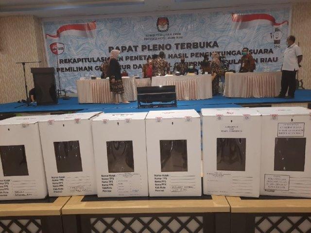 Saksi Sinergi dan Insani Tolak Teken Hasil Pleno KPU Kepri