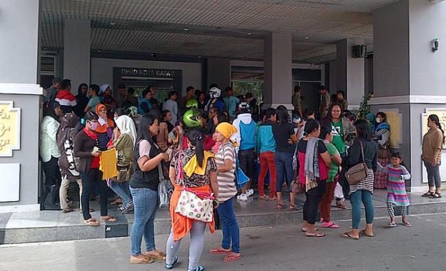 Bos PT Yeewo Indonesia Kabur, Ratusan Buruh Tagih Janji DPRD Batam