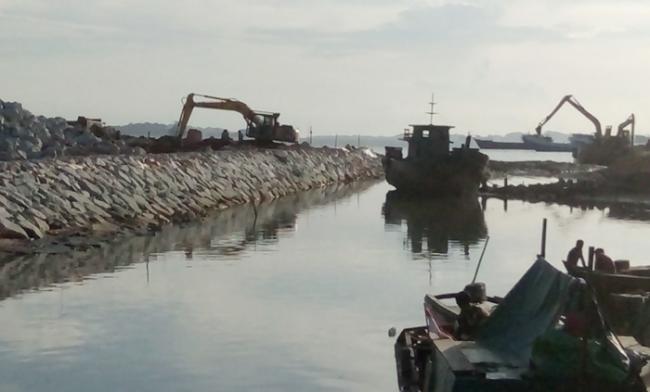 Reklamasi di Belakang Harbour Bay Tidak Pernah Berhenti, Tim 9 Pura-pura Tidak Tahu?