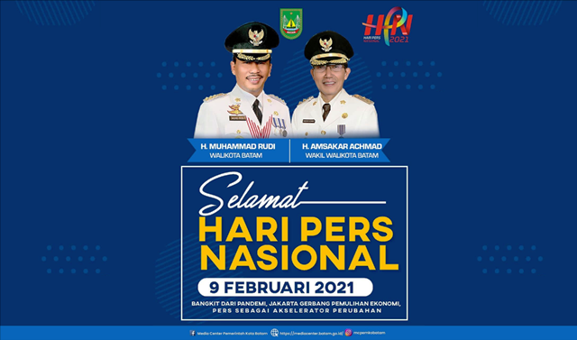 HPN 2021, Wali Kota Batam Ajak Pers Bangkit Bersama dari Pandemi Covid-19