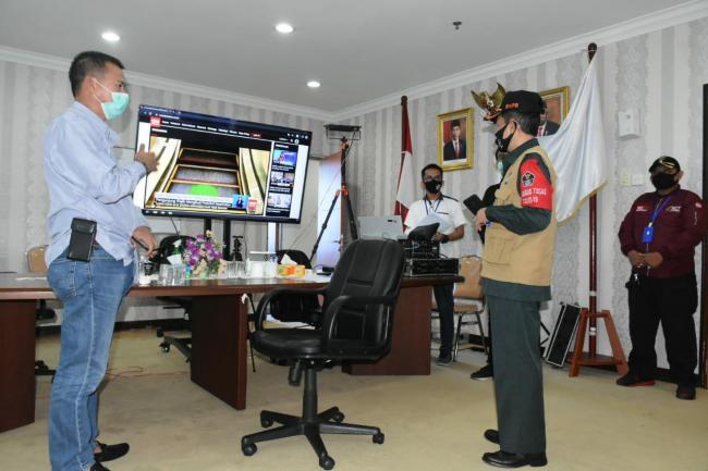BNPP Tinjau Posko Covid-19 Kepri di Batam 