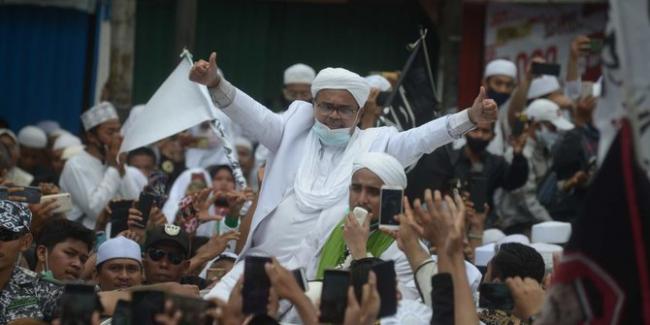 Rizieq Dicekal 20 Hari Usai Ditetapkan Tersangka Kerumunan di Petamburan